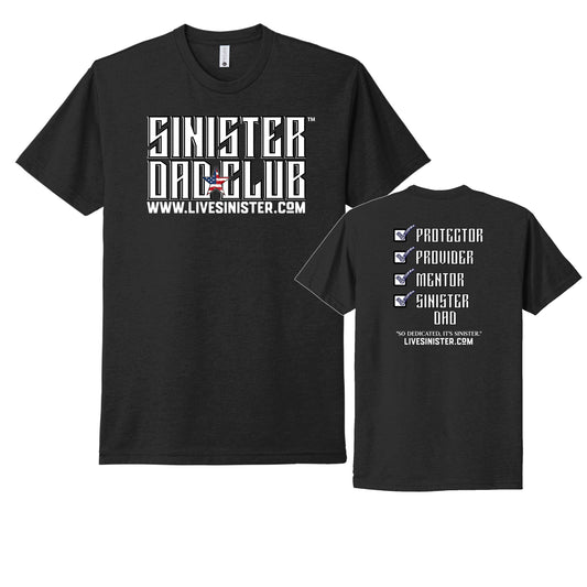 Sinister Dad Club Checklist Tee